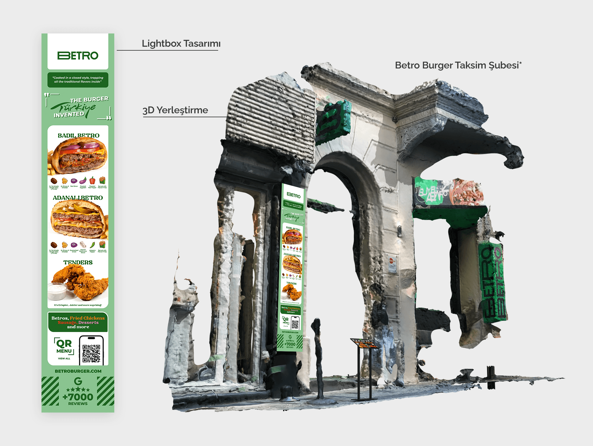 Betro - Lightbox Tasarımı